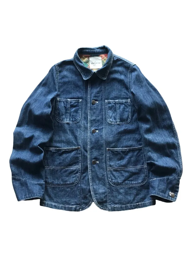 Chore Jacket Denim fitted Y2K photo 1