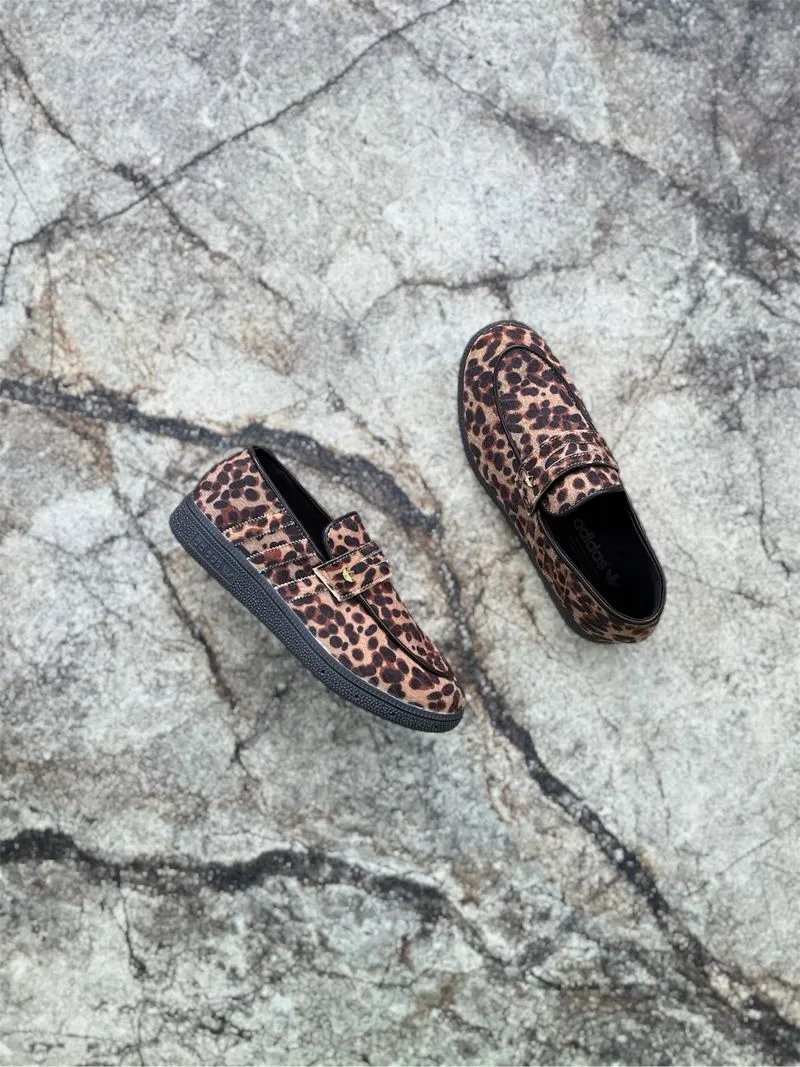 Adidas Handball Spezial Loafer Leopard Print Dark Brown photo 1