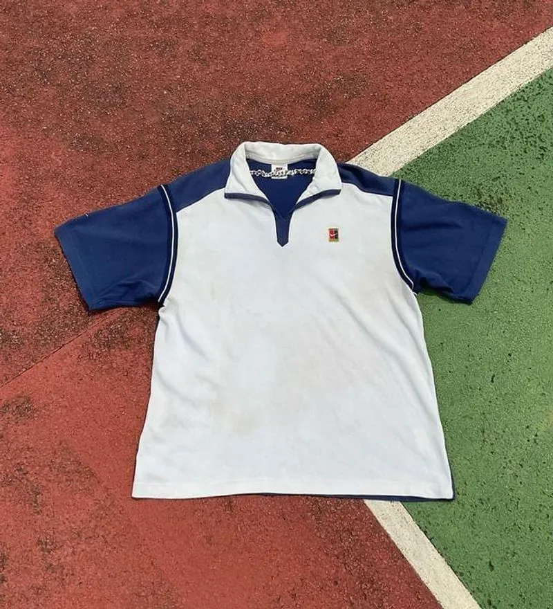 Nike Vintage Streetwear Sweatshirt Pria white navy photo 1