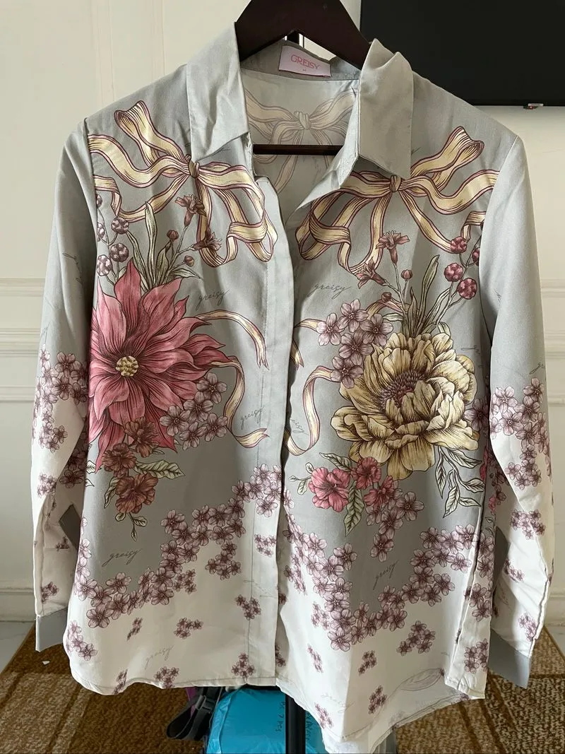 Greisy Blouse Floral photo 1