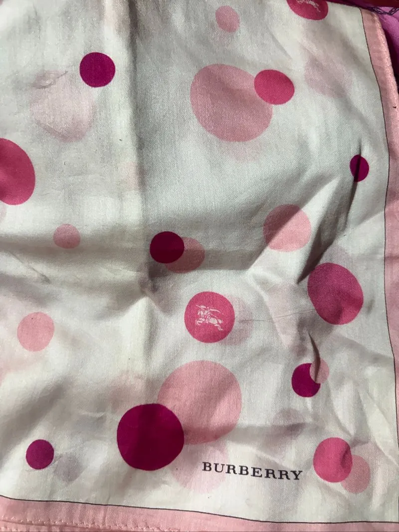 burberry polkadot handkerchief photo 1