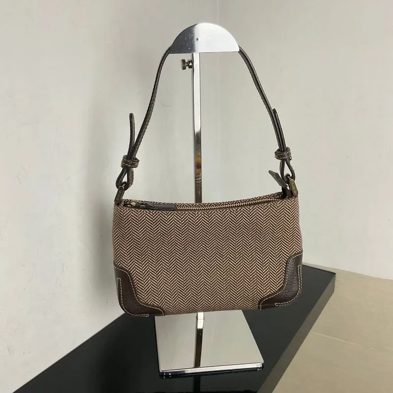 Polo Ralph Lauren Vintage Casual Shoulder bag Wanita tan brown photo 1