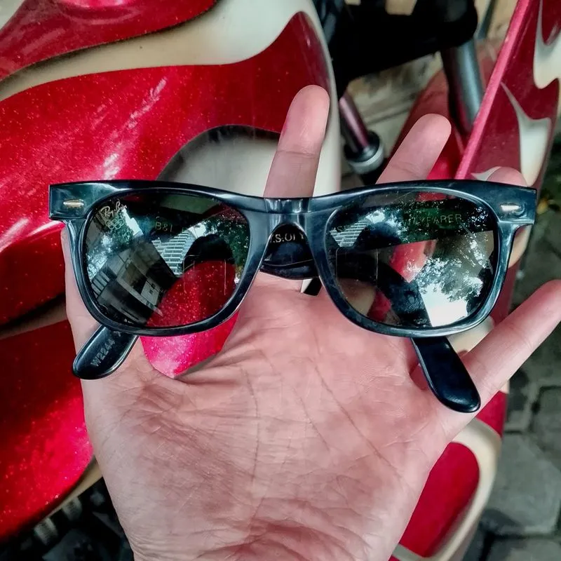 Rayban Wayfarer Classic Olympic Series USA B&L Black Glossy photo 1