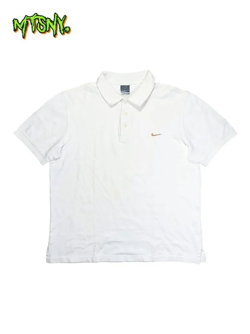 Kemeja Polo Shirt Nike  Golf Dri-Fit Putih Vintage 90's photo 1