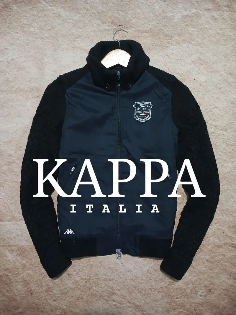 Kappa jaket knit second thrift photo 1