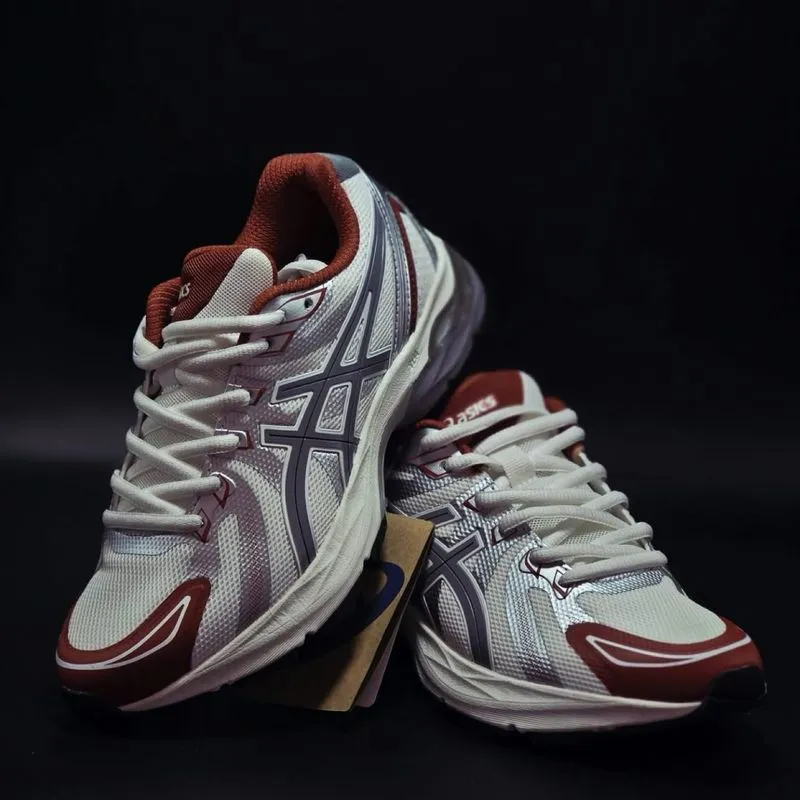  [Termurah] Sneakers - Asics Gel-Flux 4 White Silver Red photo 1
