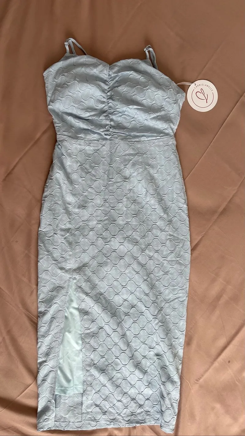 Dress Carrislabelle Gaun hijau tosca size xs photo 1