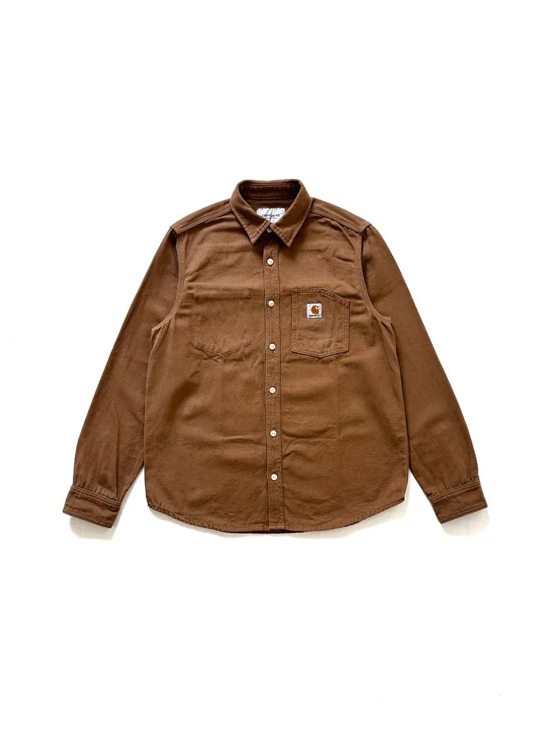 CARHARTT WIP L/S Tony Shirt - Brown   photo 1