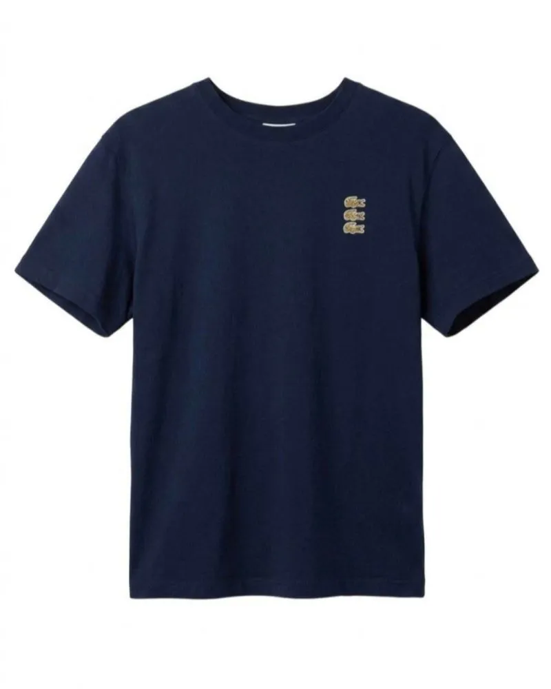 Lacoste Triple Croc Logo Original MAP - Navy size L photo 1