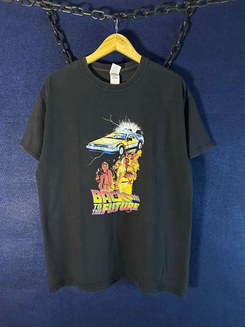 Back To The Future Movie Tshirt Gildan Tag photo 1