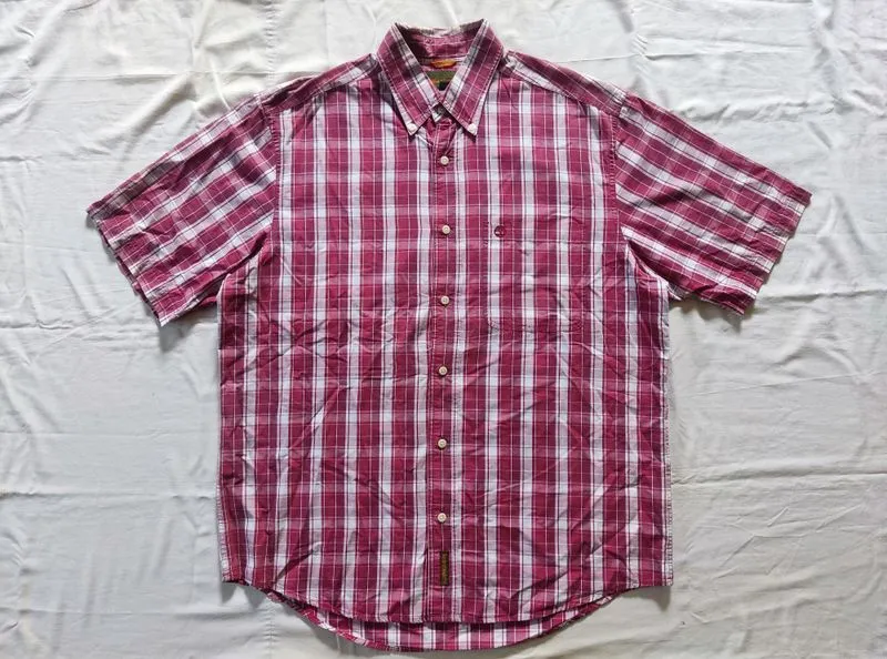 Timberland Vintage Formal shirt Pria red photo 1
