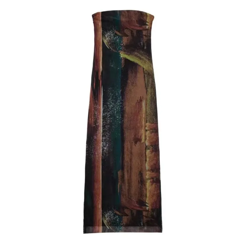 Tulle mesh tube dress photo 1