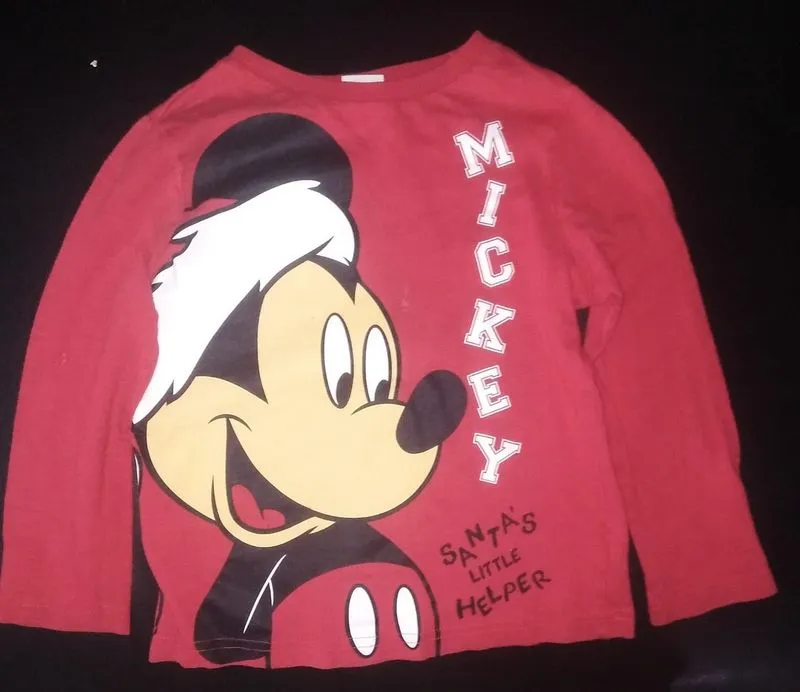 Sweater Natal Disney bergambar Mickey Mouse photo 1