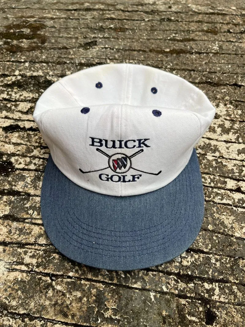 vtg 90s Buick golf 6 panel two-tone blue & white by K-prodak photo 1