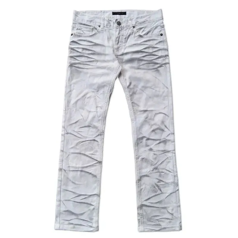 In the Attic Grunge Jeans Pria white photo 1