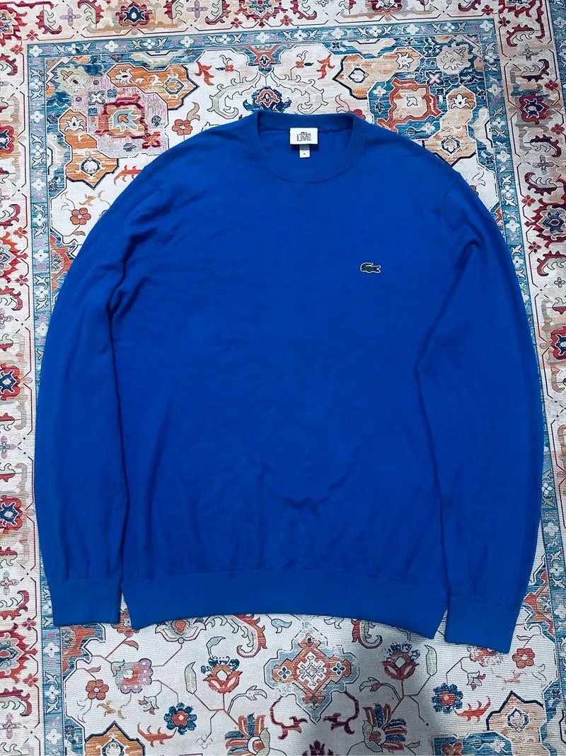 Lacoste Casual Sportswear Pria blue photo 1