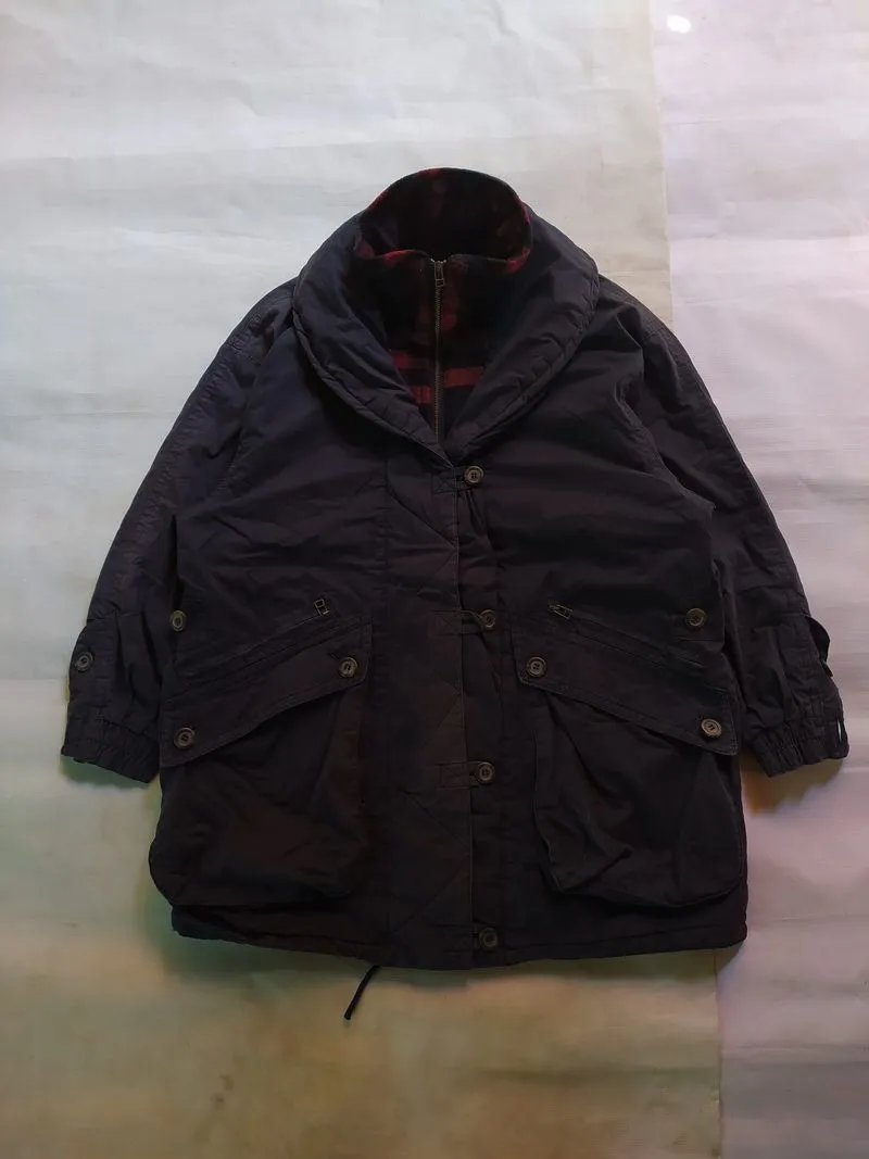 Vintage Jean Jaures Shwl Collar  Big Pocket Outer Jacket photo 1