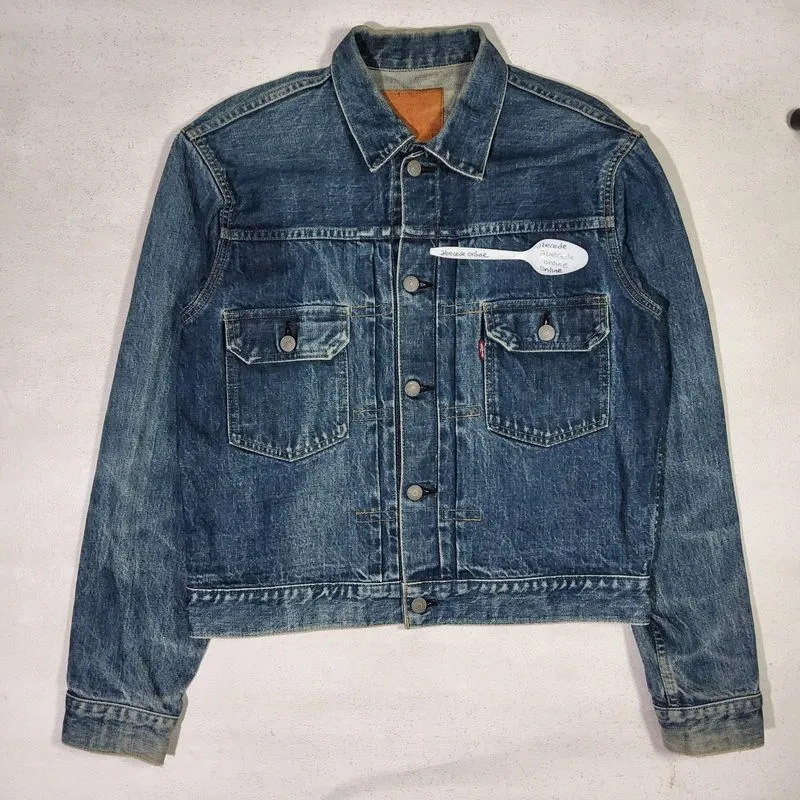 LEVIS 71507 TYPE II bigE 90s selvedge denim jacket size 40 photo 1