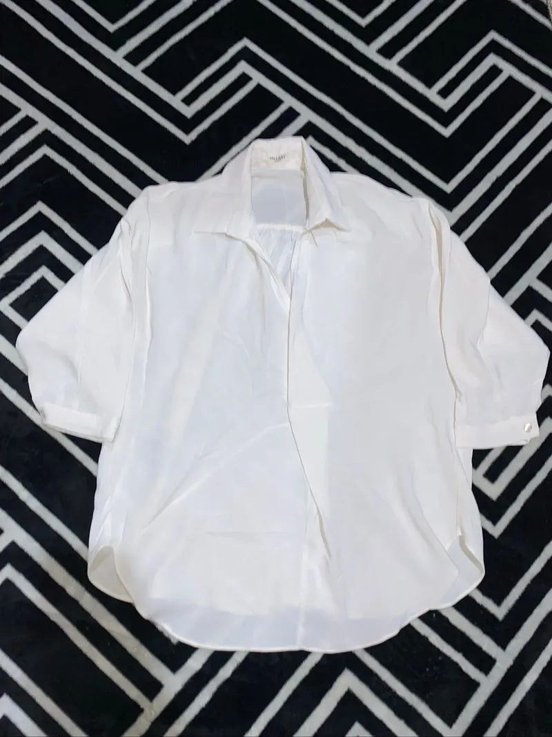 white women shirt photo 1