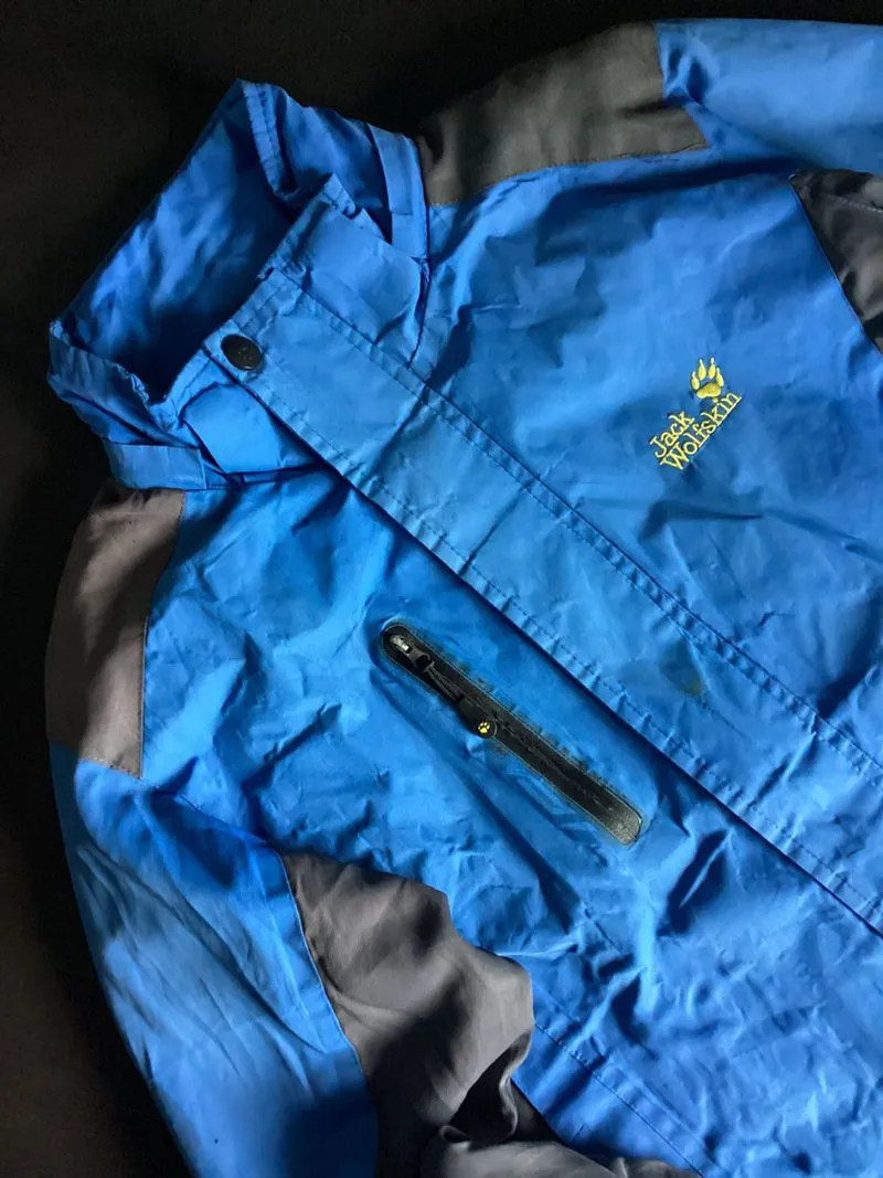 jaket outdoor tracktop jack w0lf sk1n Basic blue photo 1