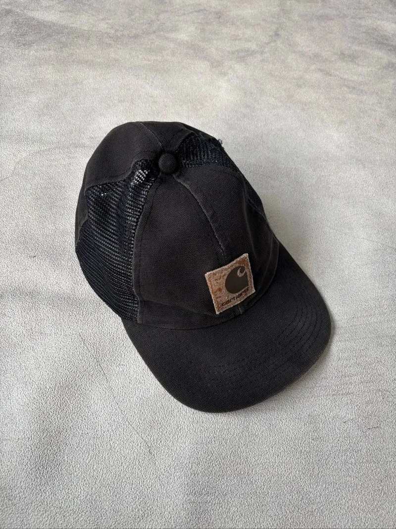 vintage faded carhartt A75 snap back hat photo 1