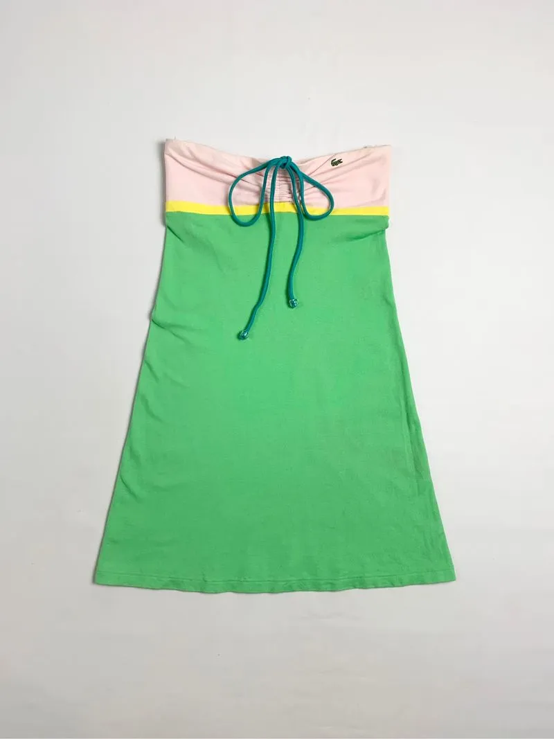 Vintage Lacoste Halter Neck Dresses Made In Japan 00s photo 1