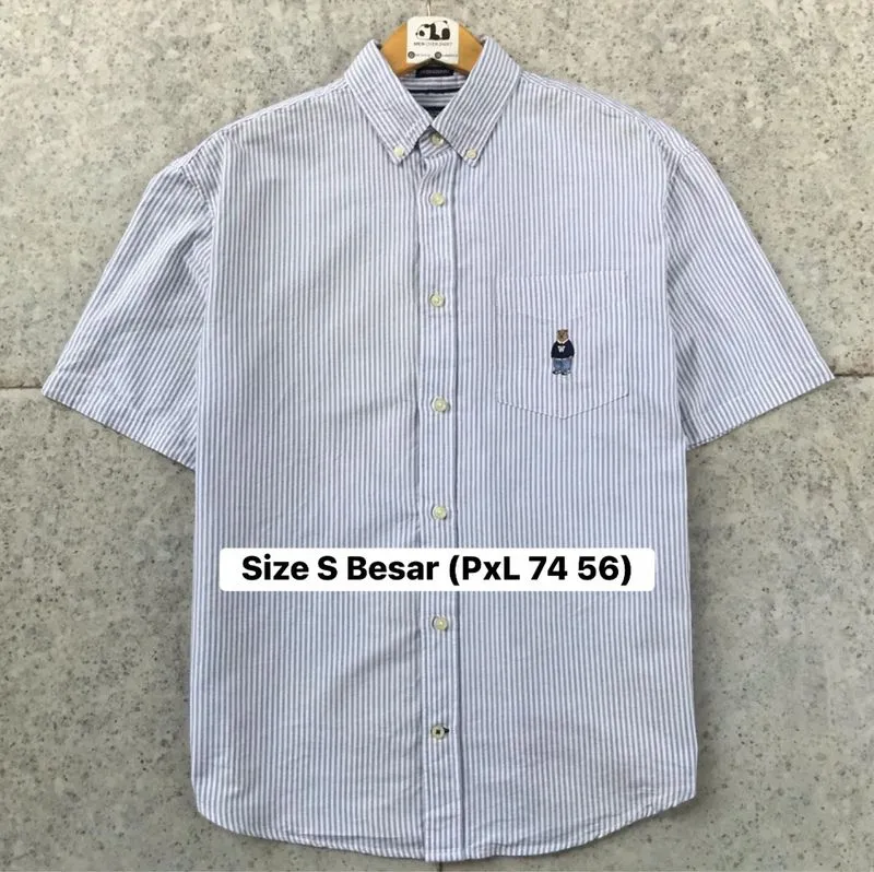 Kemeja Salur Oxford Ralph Lauren photo 1