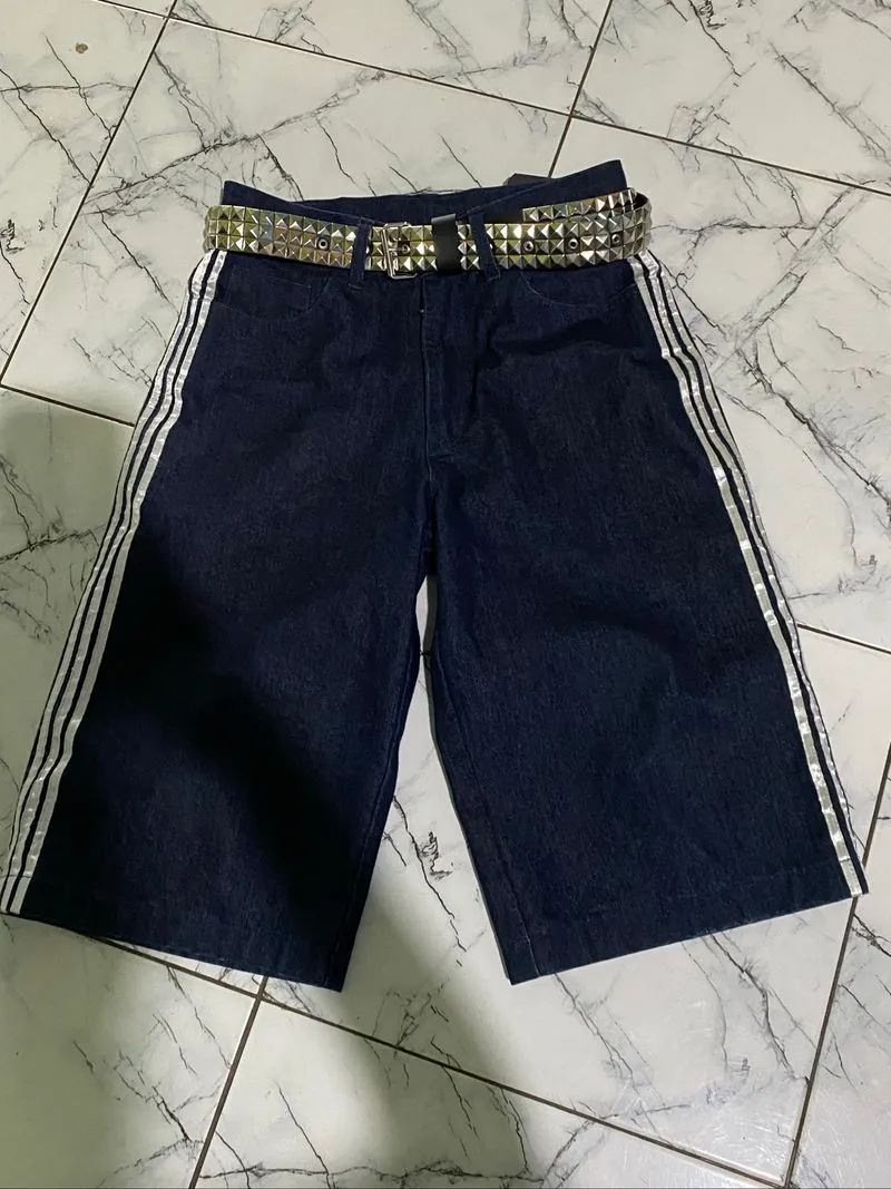 jorts denim 4 stripes photo 1