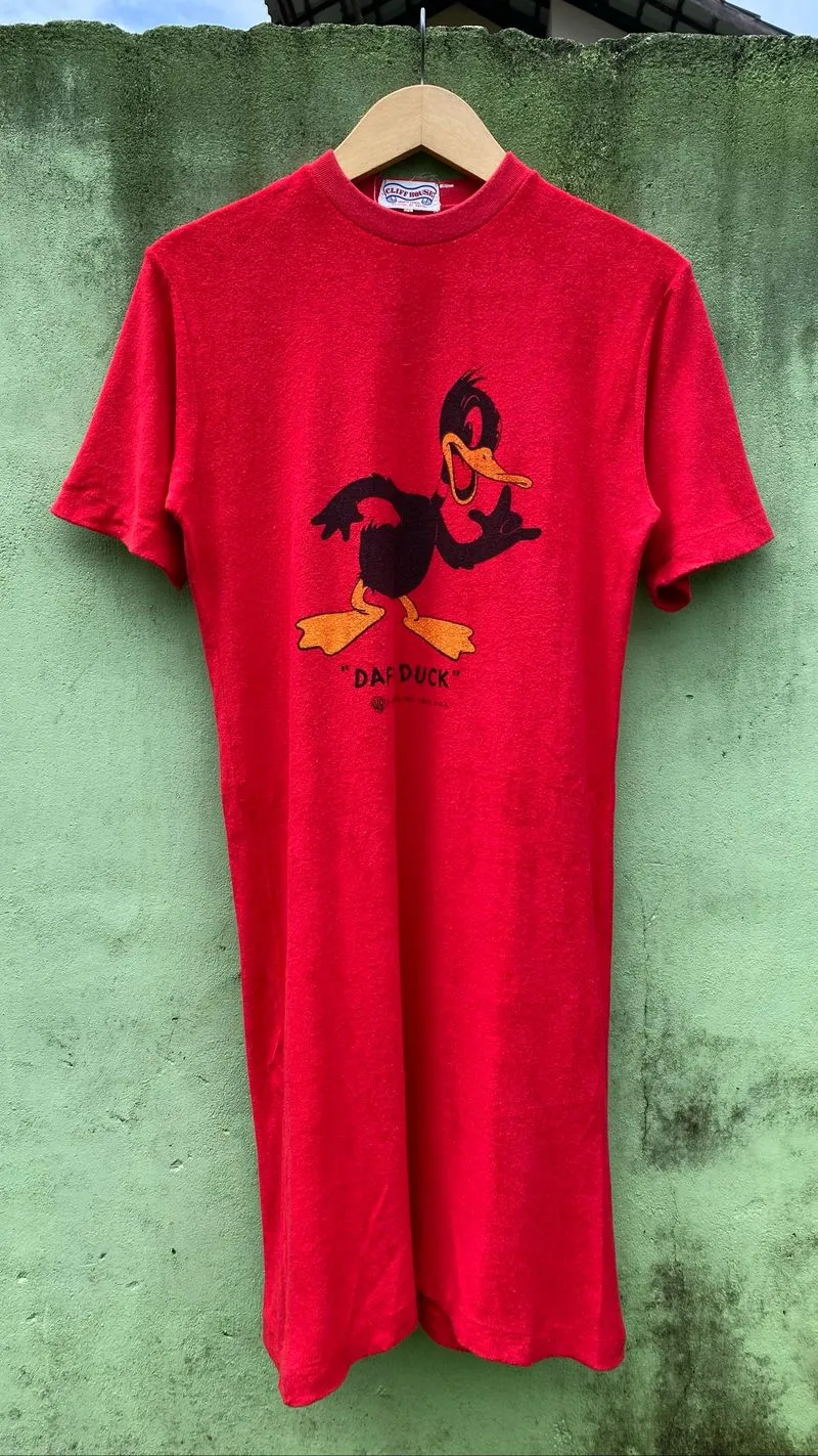 Vintage©️1983 Cliff House Daffy Duck T-Shirt U.S.A Rare photo 1