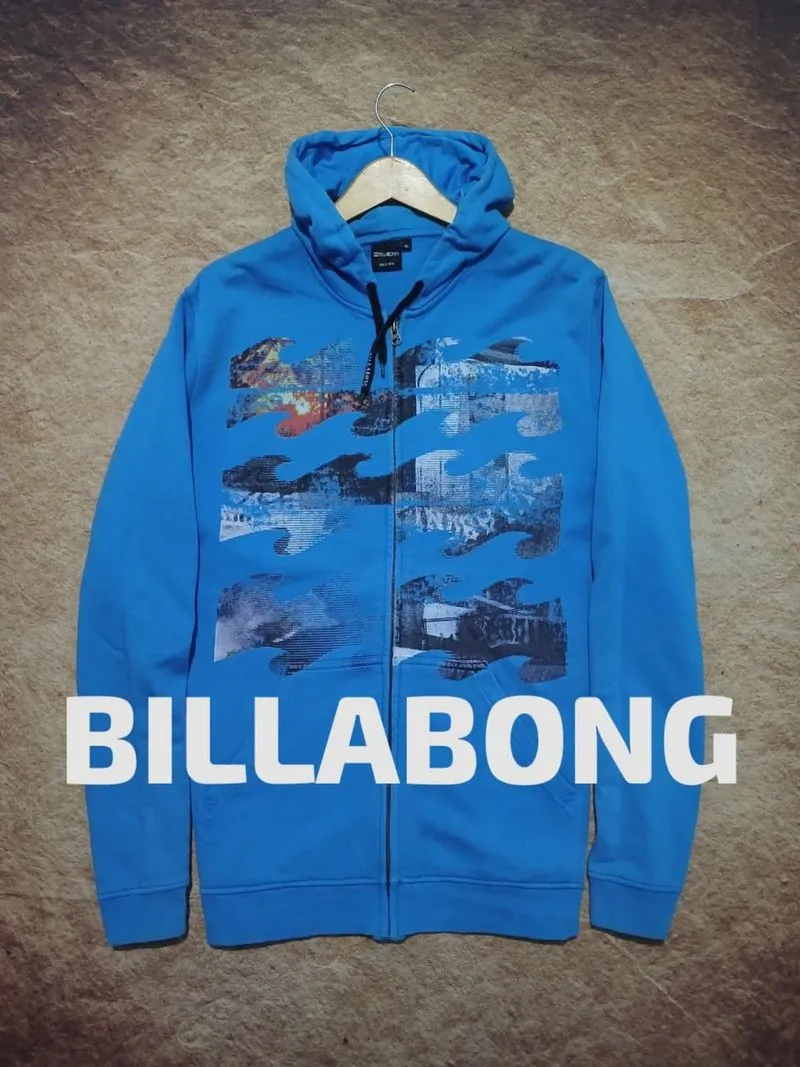 Billabong hoodie ziper big logo second original photo 1