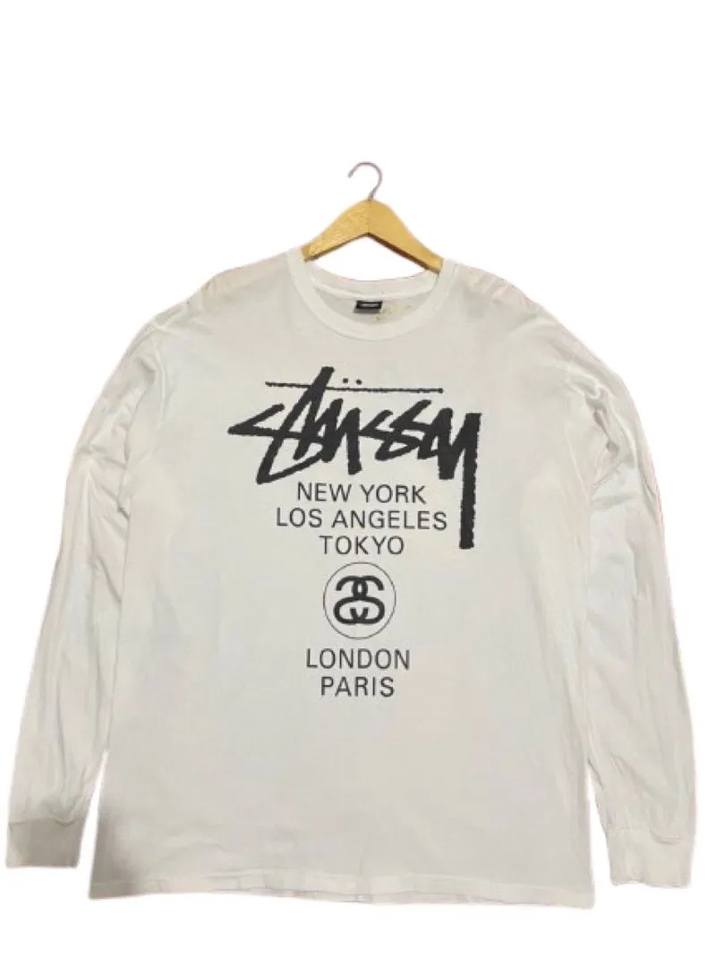 Stussy World Tour White Longsleeve photo 1