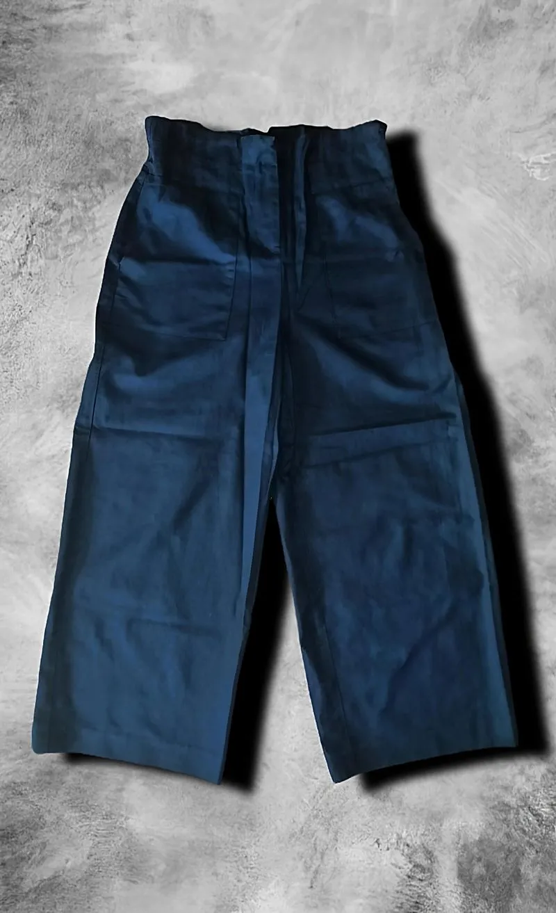 TOMMY HILFIGHER Celana Culottes Cotton Navy Size 29-30 photo 1