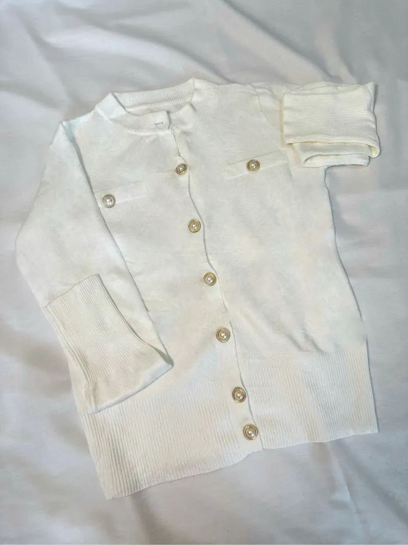 CARDIGAN WHITE photo 1