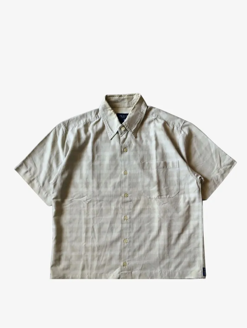 Boxy Shirt Short Sleeve plaid by PLATINI photo 1
