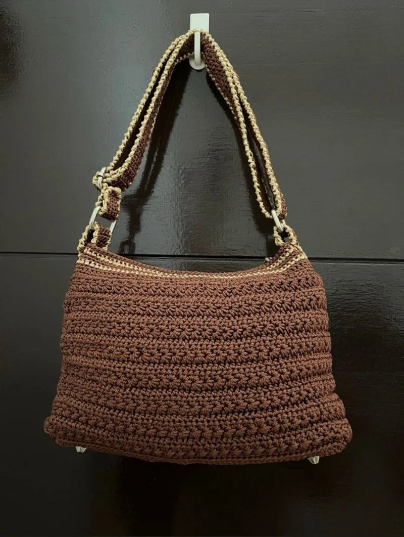 shoulder bag rajut crochet handmade photo 1