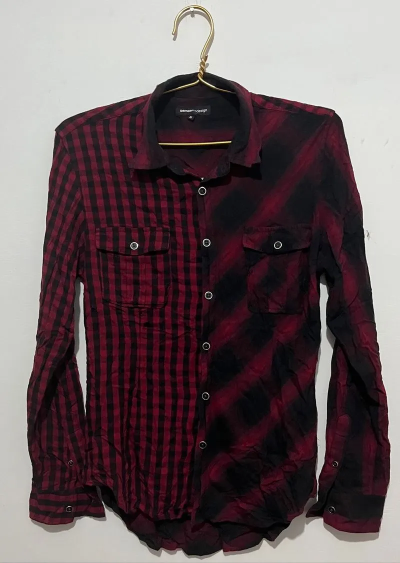 Semantic design distressed shirt goth grunge y2k style photo 1