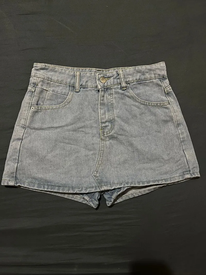 Denim Skort photo 1