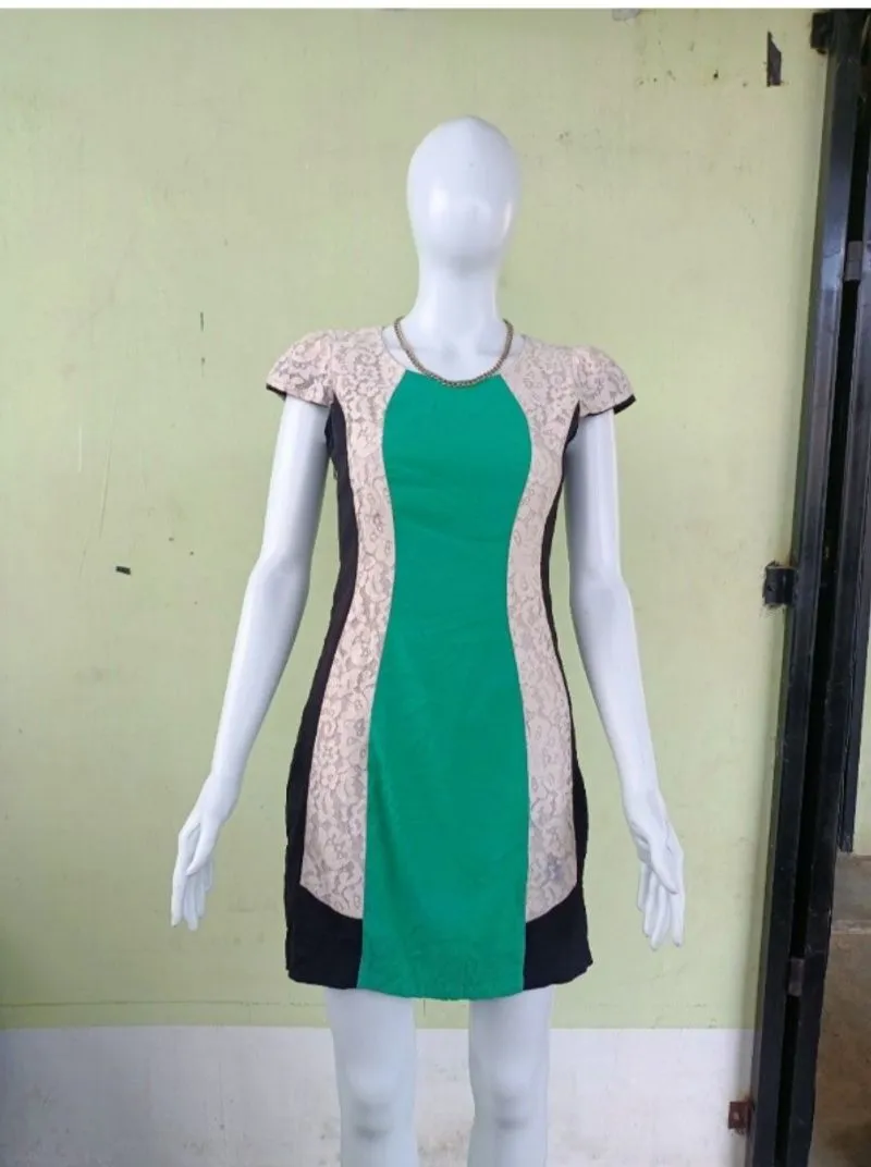 DRESS SEMI BRUKAT MINI MEWAH photo 1