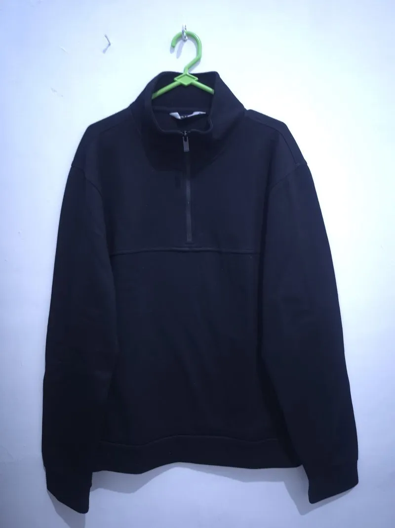Atasan The Executive Half Zipper Black (JUAL RUGI) photo 1