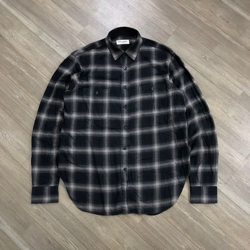 Saint Lauren Paris YSL Flannel Veterano Luxury photo 1
