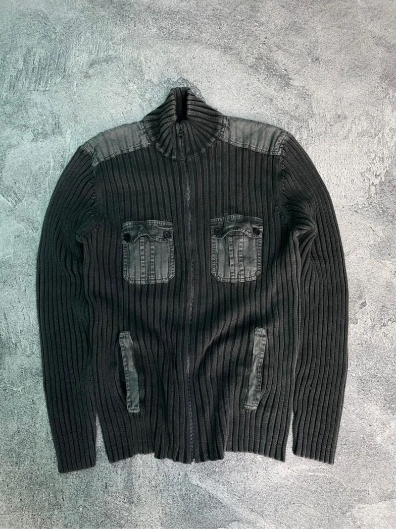 2000’s CALVIN KLEIN KNITWEAR POCKET LIKE A STONE ISLAND photo 1
