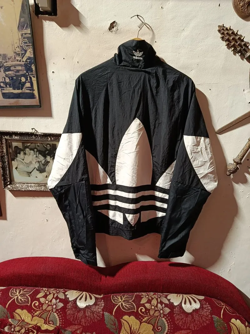 ADIDAS BIG TREFOIL LOGO WINDBREAKER JACKET photo 1