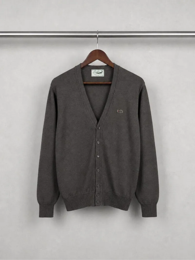 Crocodile Cardigan Rajut Pria Brown photo 1