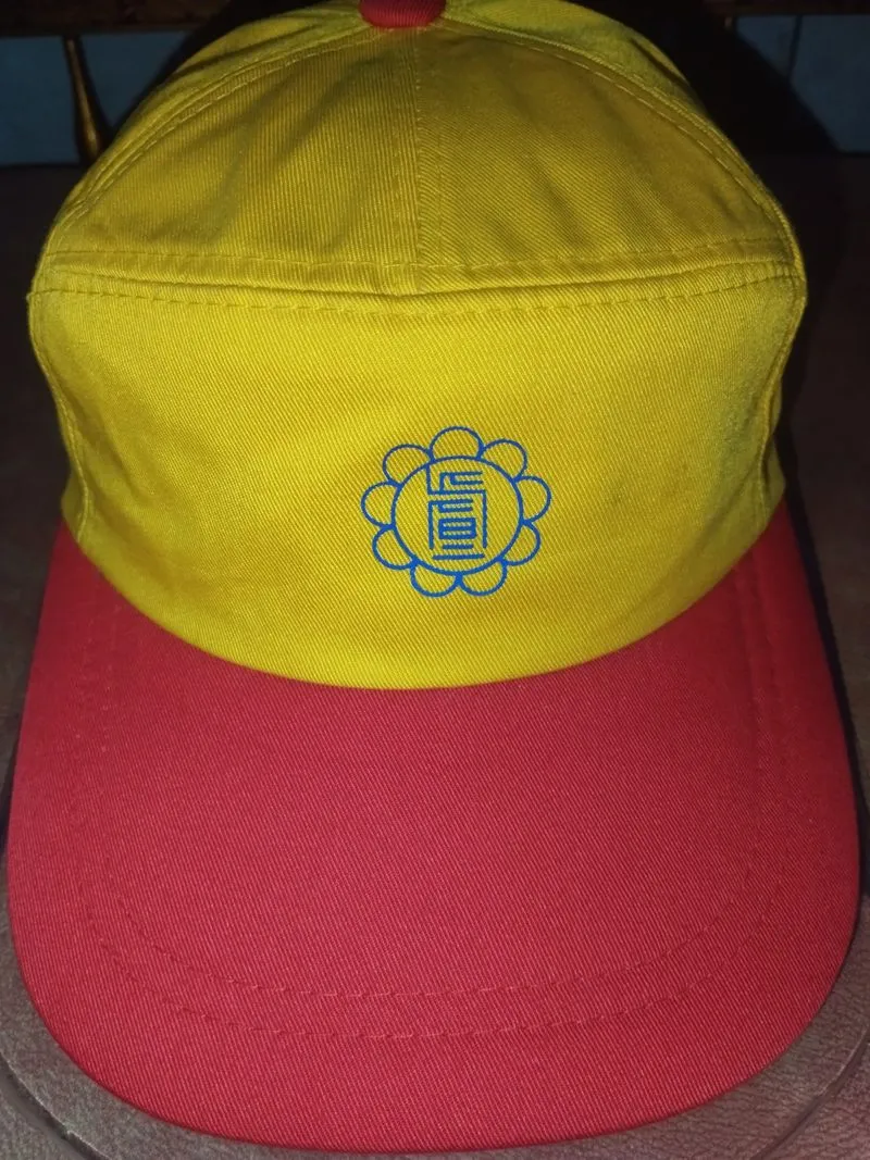 7 Panel Flower Logo Korean Hat photo 1