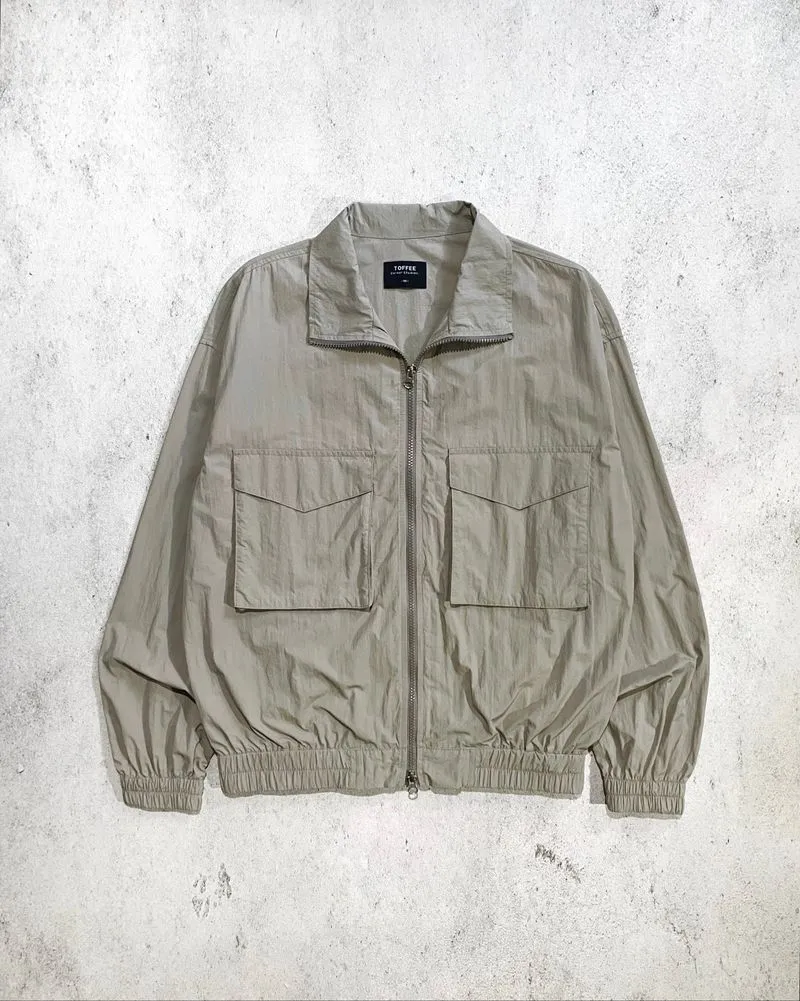 TOFFE Nylon Windbreaker Doublezip Jacket photo 1