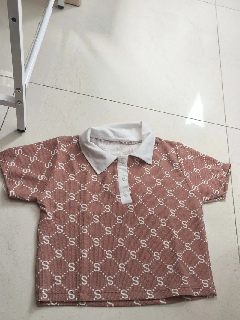 Crop top kerah photo 1