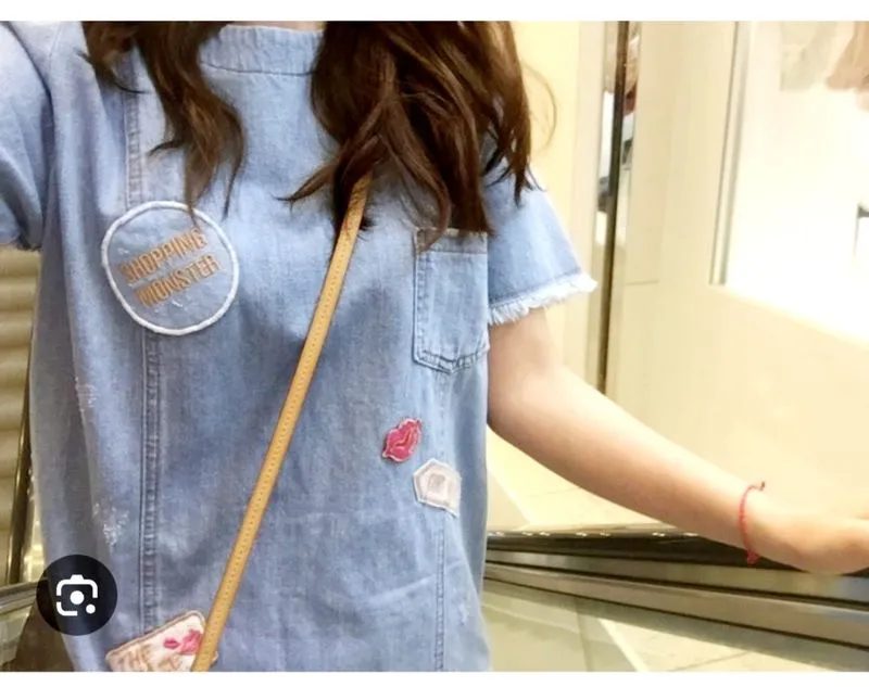 Mini dress jeans photo 1