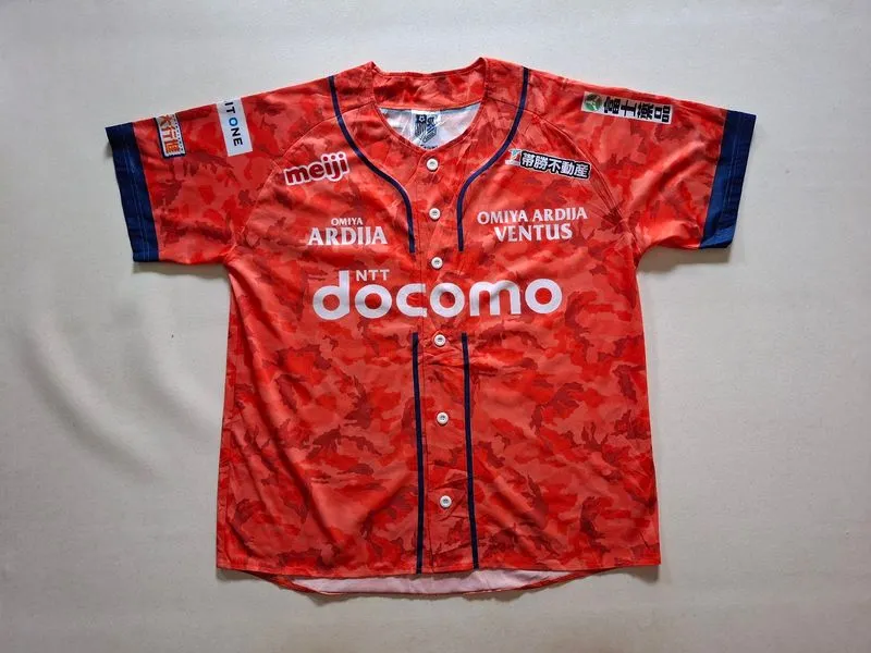 JERSEY BASEBALL OMIYA ARDIJA ORIGINAL 100% photo 1