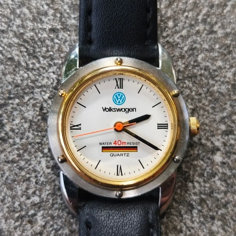 jam tangan vintage volkswagen VW german flag rare photo 1