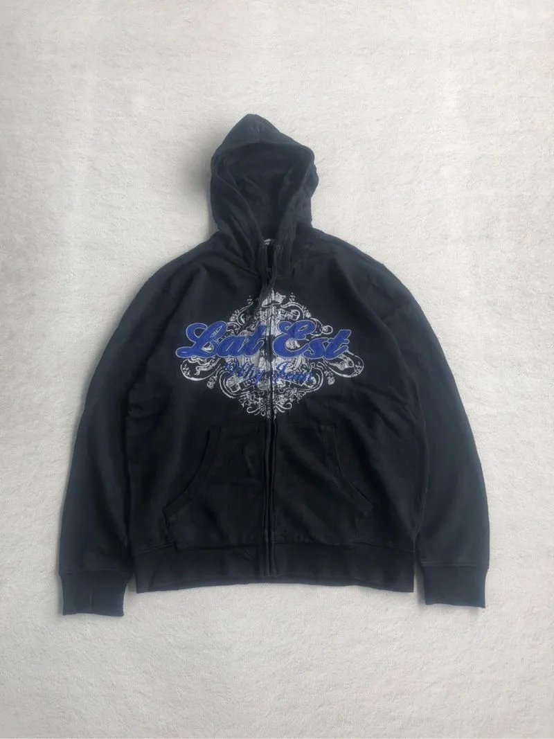 Union bay navy embrodiery zipper hoodie photo 1